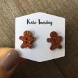 Gingerbread Man Glittery Earrings Supply