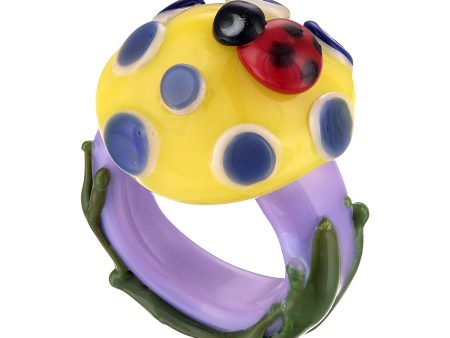 Mushroom Punk Ring For Cheap