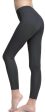 Solid Gray Premium Legging with Yoga Band - Women s Plus TC Hot on Sale