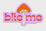 bite me sticker Sale