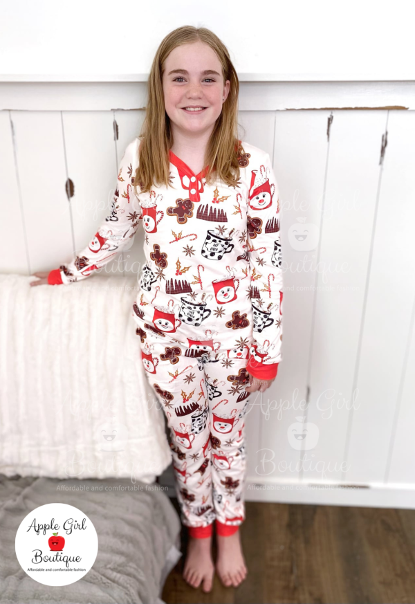 Hot Cocoa & Cookies - Kids Pajamas Supply