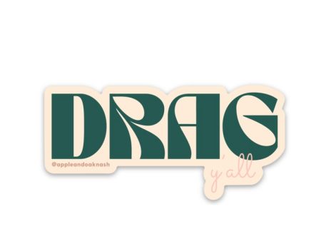 drag y’all sticker Online