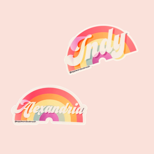 {your city} rainbow sticker For Cheap