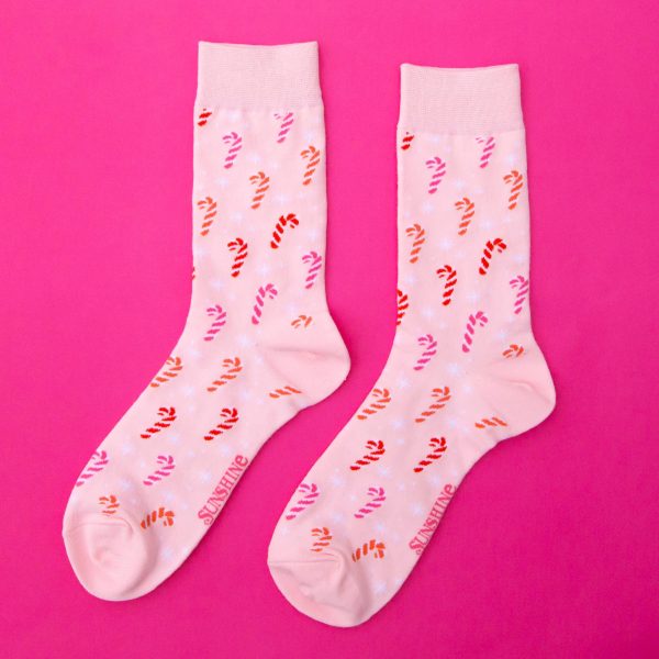 candy cane crew socks Online Hot Sale