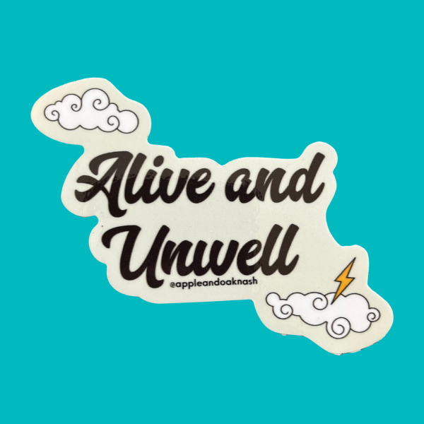 alive & unwell sticker Online