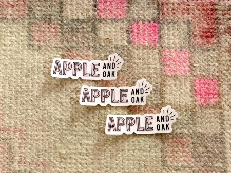 apple & oak sticker Online