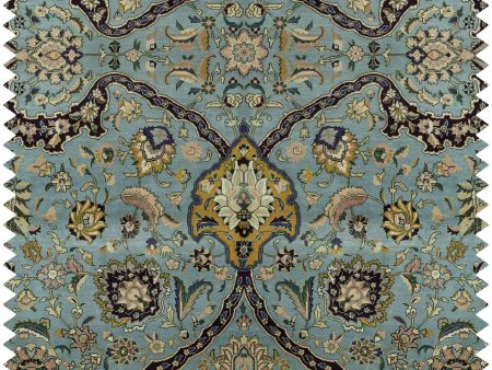 ZANJAN Velvet Fabric - Sapphire Sample Sale