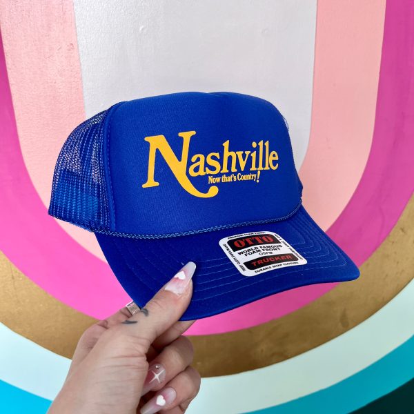 nashville! now that s country trucker hat Supply