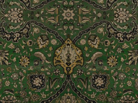 ZANJAN Wallpaper - Juniper Green Supply