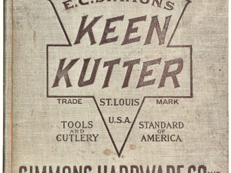 1910 E.C. SIMMONS KEEN KUTTER COMPLETE CATALOGUE Online