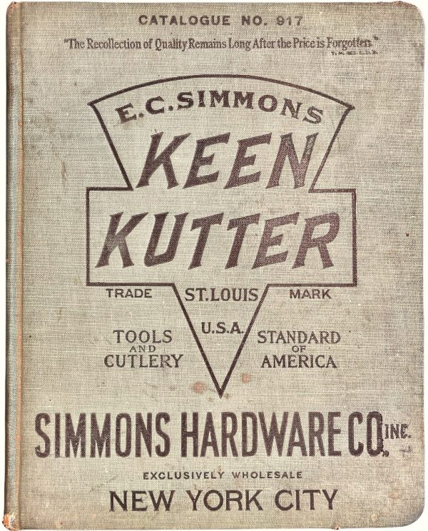 1910 E.C. SIMMONS KEEN KUTTER COMPLETE CATALOGUE Online