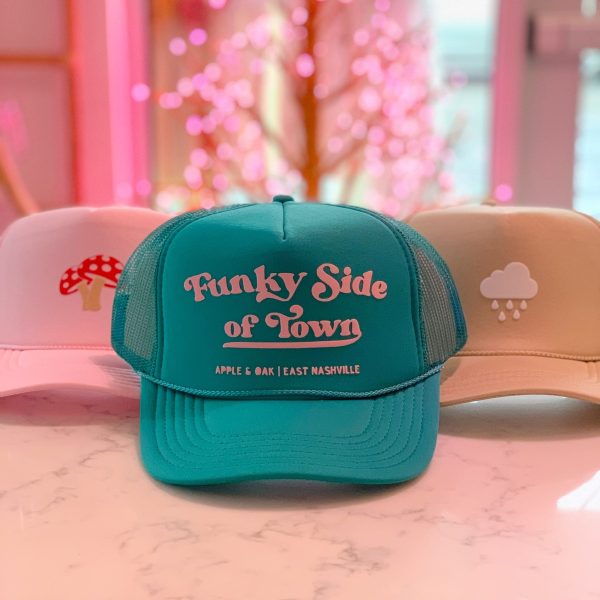 funky side of town trucker hat Online Sale