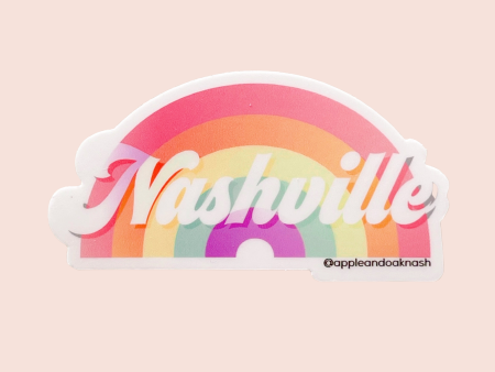 nashville rainbow sticker Supply