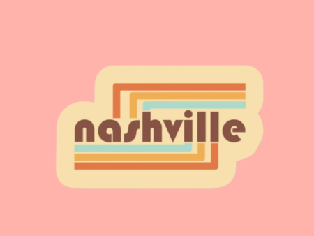 nashville sticker For Cheap