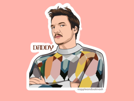 pedro pascal {daddy} sticker Online Sale