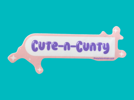 cute-n-cunty sticker Supply