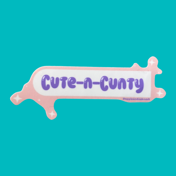 cute-n-cunty sticker Supply