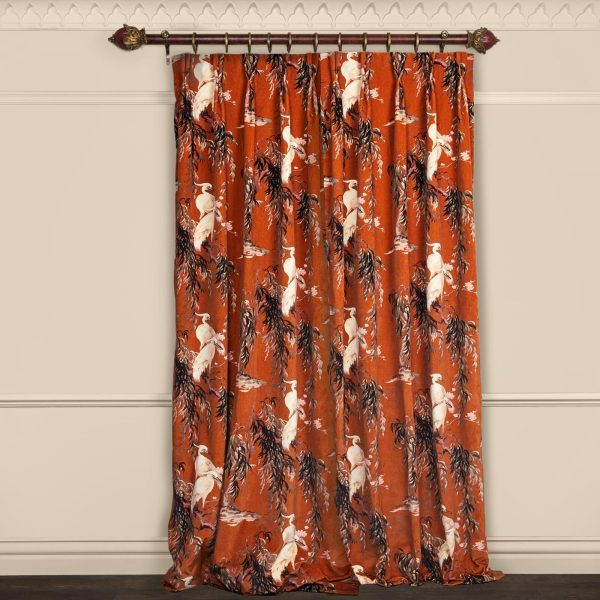 ZEUS Velvet Curtain - Tobacco For Cheap