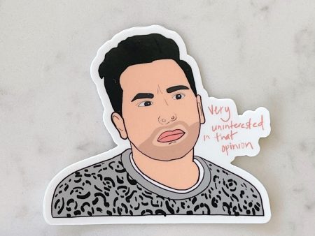 very uninterested david sticker For Sale